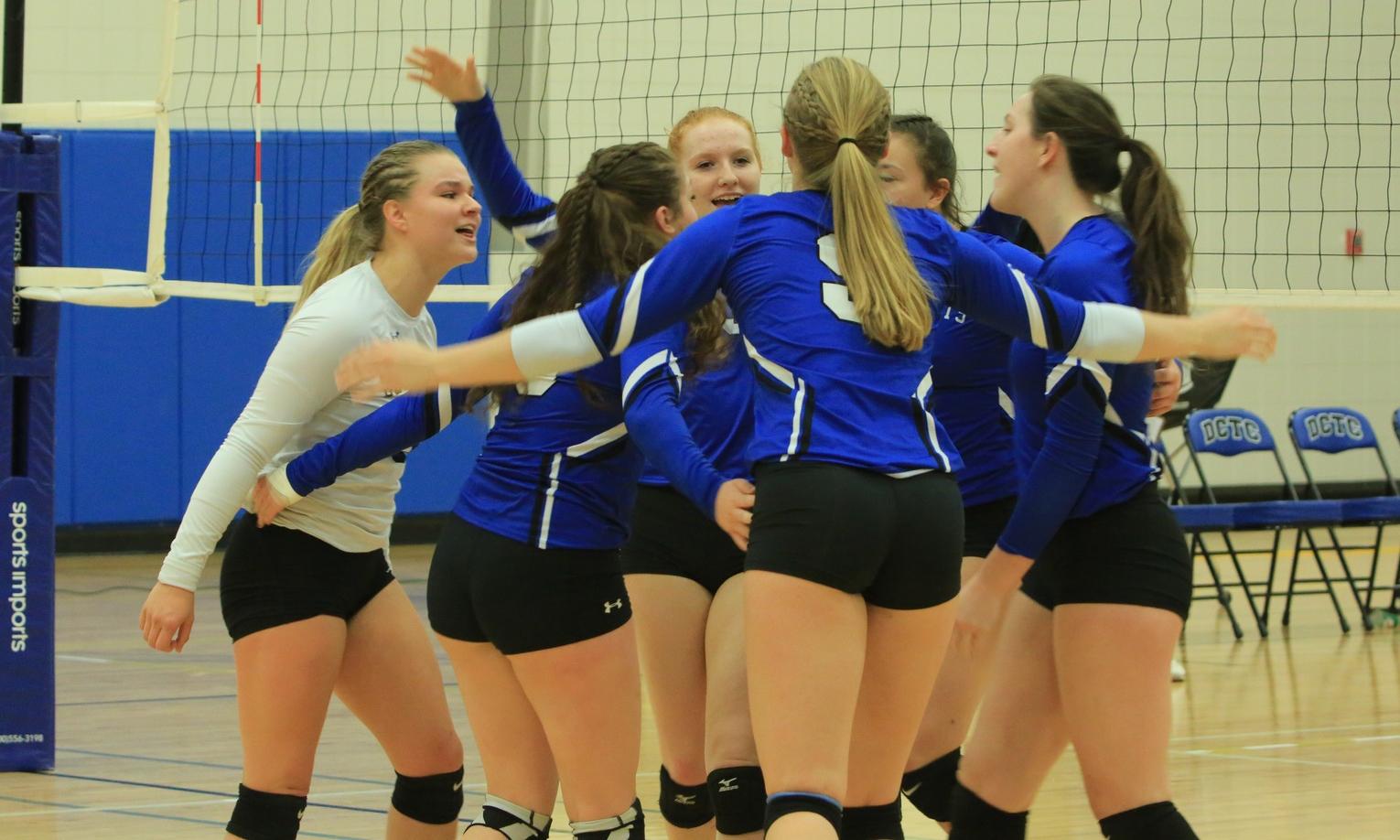 Blue Knights Volleyball Finish Great Season with loss to Bismark State, Finish tied for Third in Region XIII